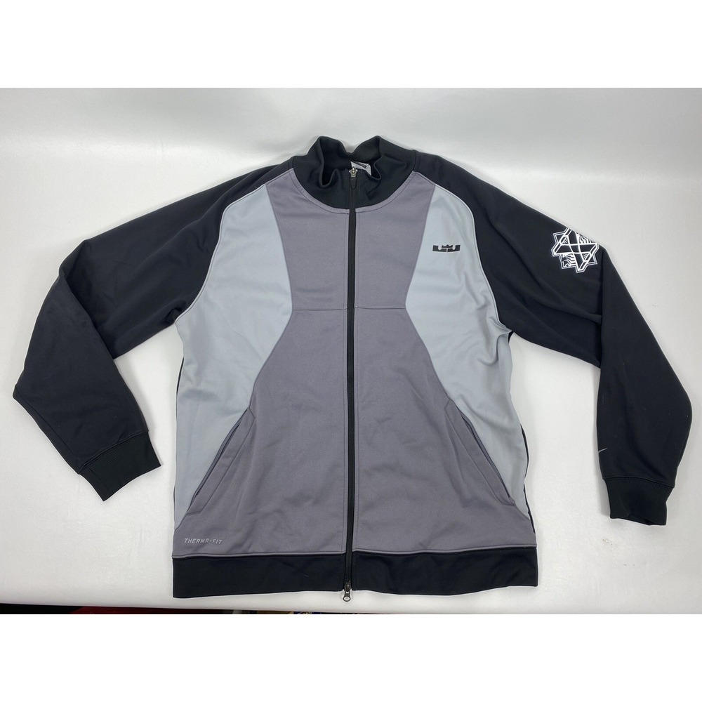 Nike Therma-Fit Lebron James Zip Up Sweatshirt‎ Diamond Collection Mens Size XL